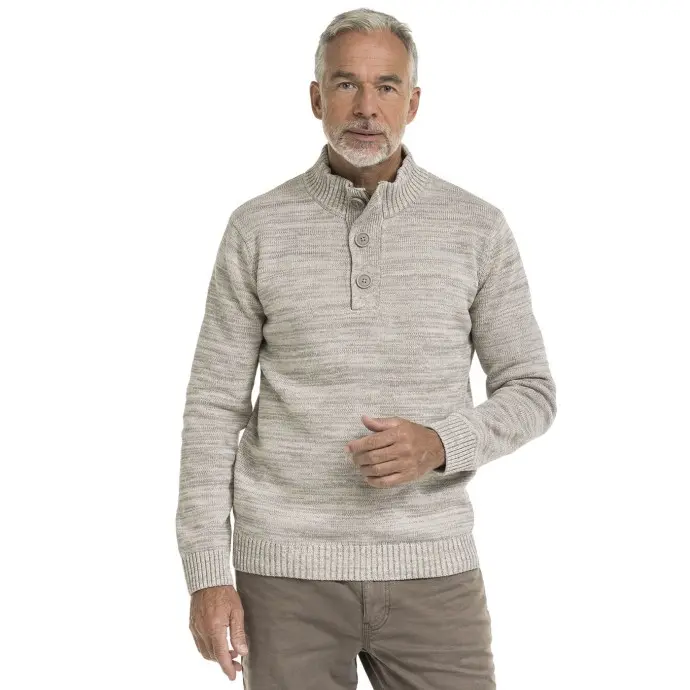 Bushman Pánský svetr Nathan, stone XL