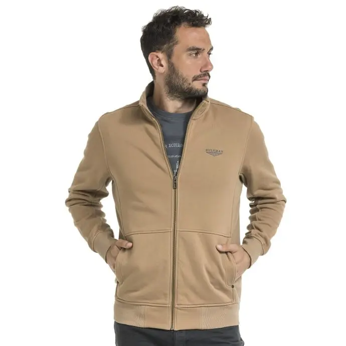 Bushman Pánská celopropínací mikina Heger, camel XXXXL