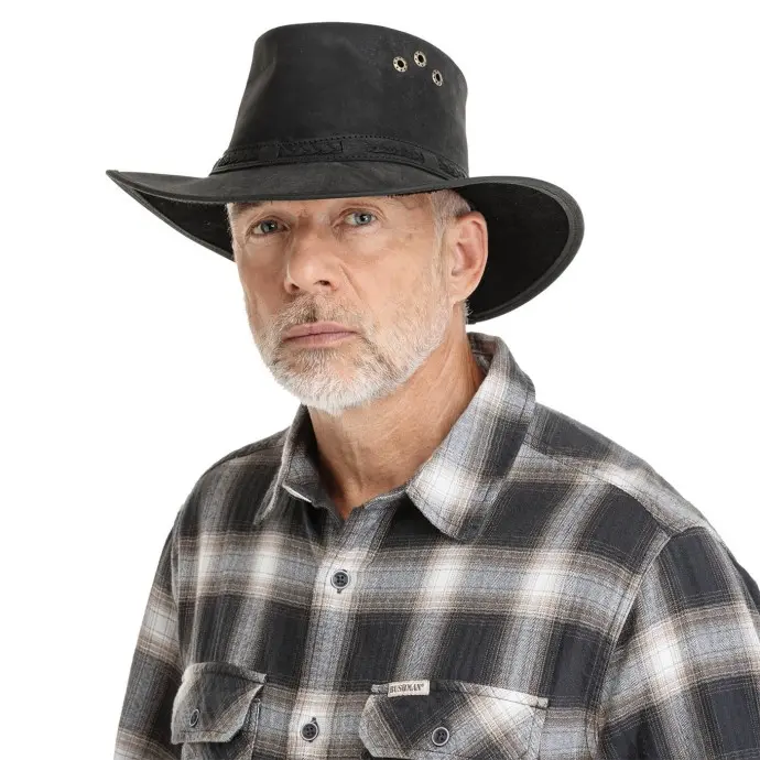 Bushman Pánský a dámský klobouk Rancher, černý XXL
