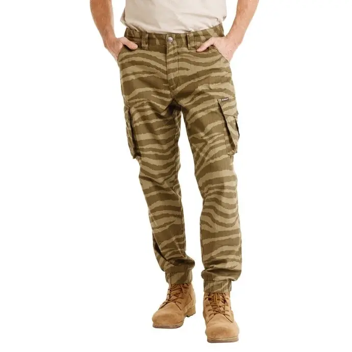 Bushman Pánské kapsáčové kalhoty Jengo, khaki