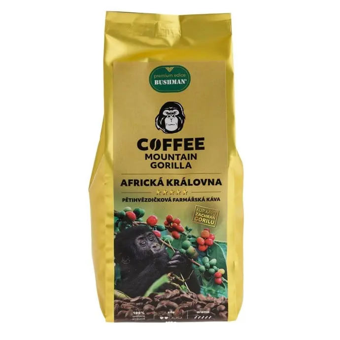 Bushman Káva Africká královna, 100% arabica, 250 g 250