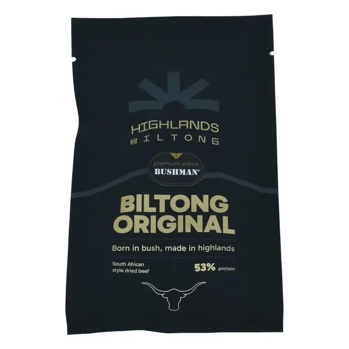 Bushman Biltong Original, sušené maso, 50 g 50
