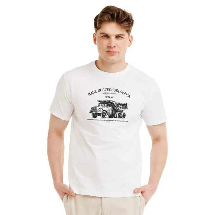 Bushman Pánské tričko Legend Tatra 148, bílé L