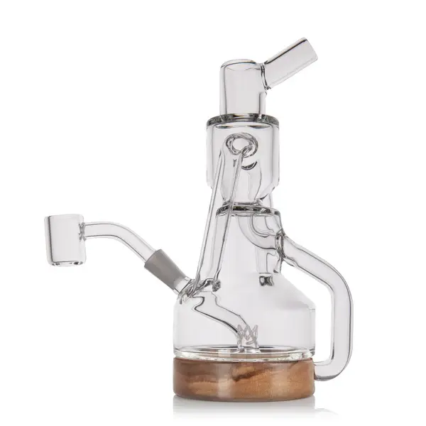 MJ Arsenal Apex Dab Rig (Alpine Series) - Clear/Wood