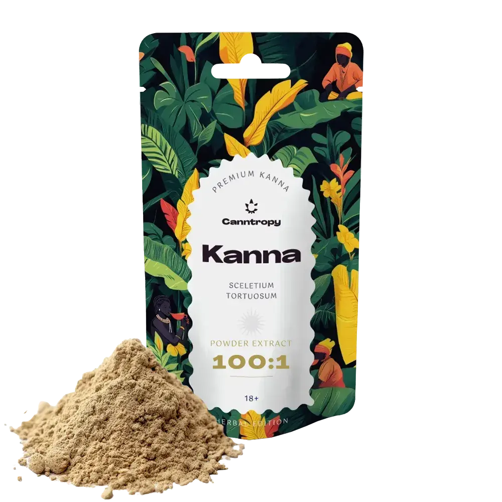 Canntropy Kanna (Sceletium Tortuosum), Práškový Extrakt 100:1, 5 g - 100 g