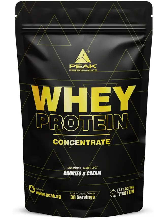 Peak Syrovátkový proteinový koncentrát Cookies & Cream 900 g