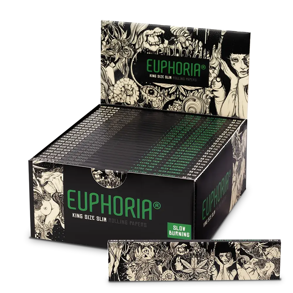 Euphoria balící papírky Kingsize Slim Mystical, 32 papírků