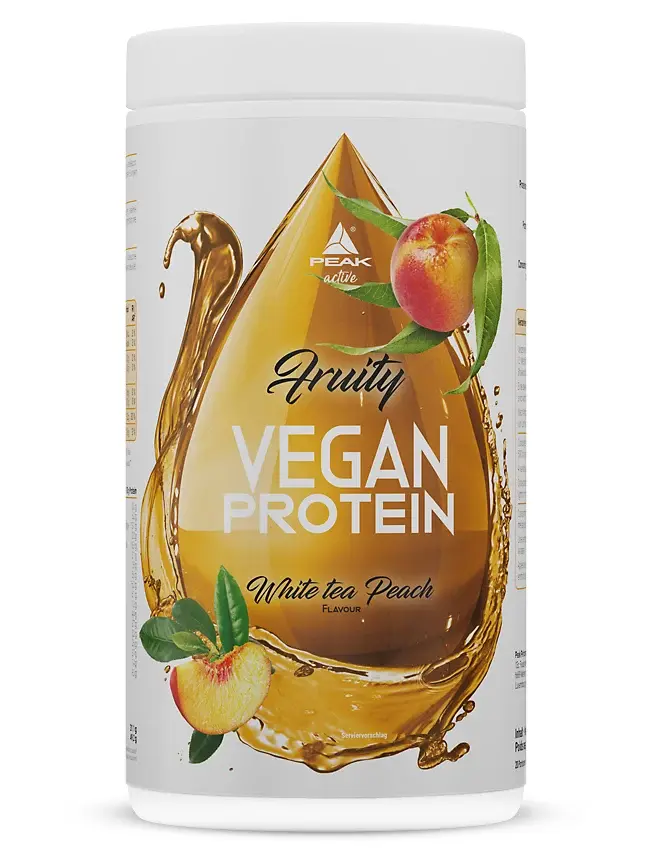 Peak Fruity Vegan Protein 400g White Tea Peach