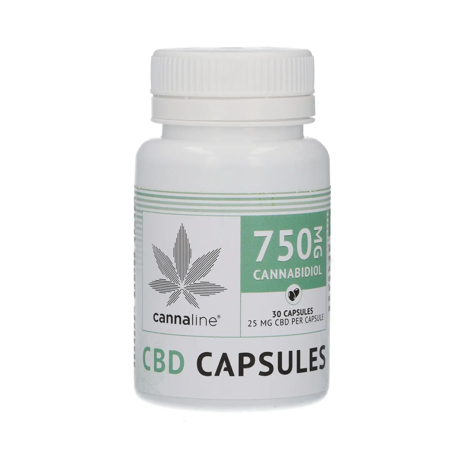 Cannaline CBD gelové kapsle - 750 mg CBD, 30 x 25 mg