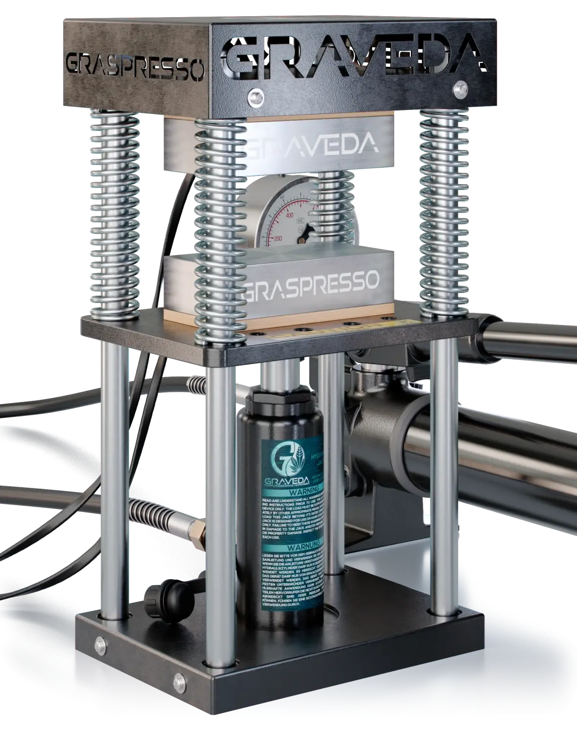 Graspresso EPIC 15T lis s hydraulickým válcem a manometrem