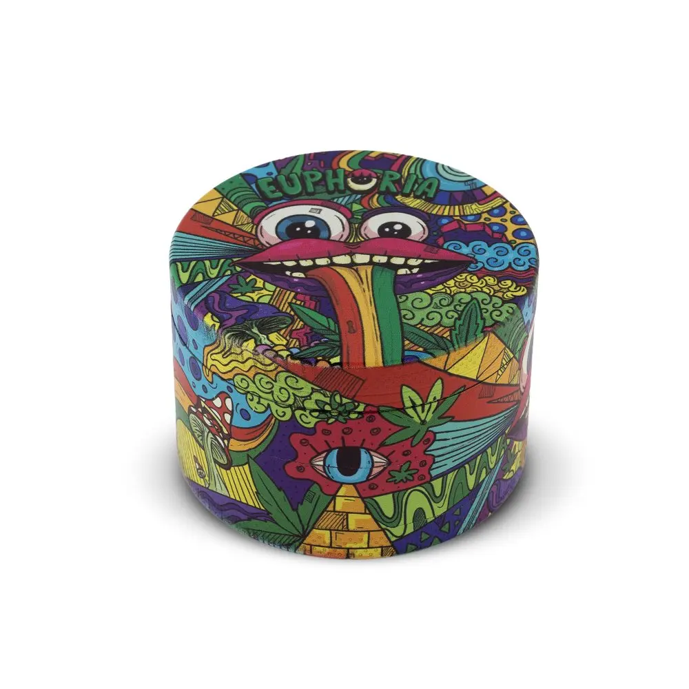 Euphoria kovová drtička Vibrant 63 mm - 4 díly