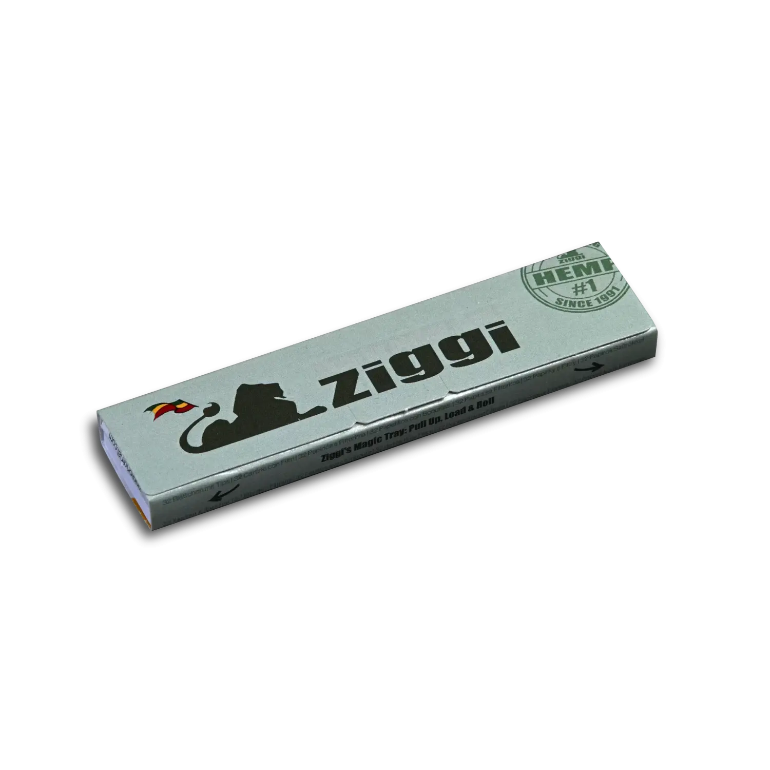 Ziggi Hemp, 32 balící papírky + 32 filtrů