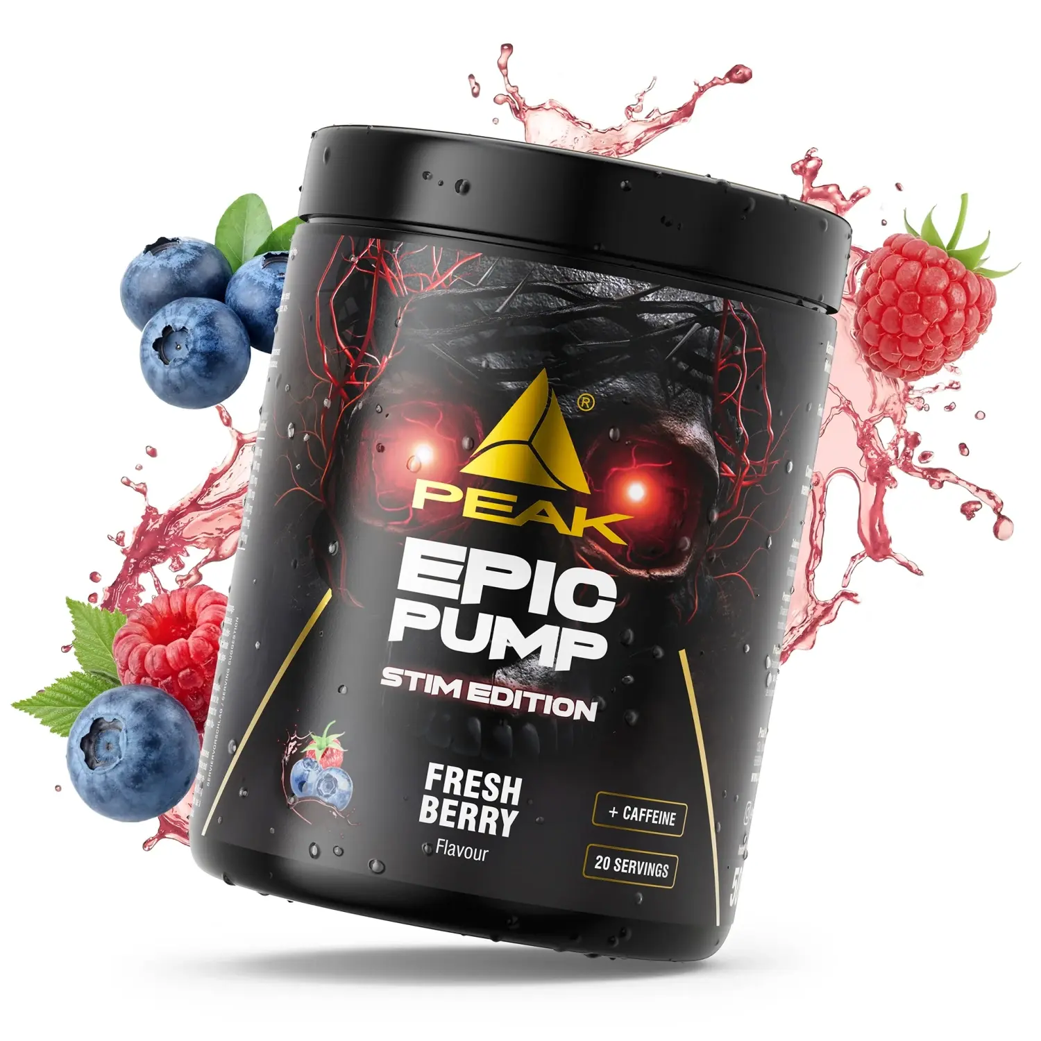Peak Epic Pump Stim Edition posilovač 500 g Fresh Berry