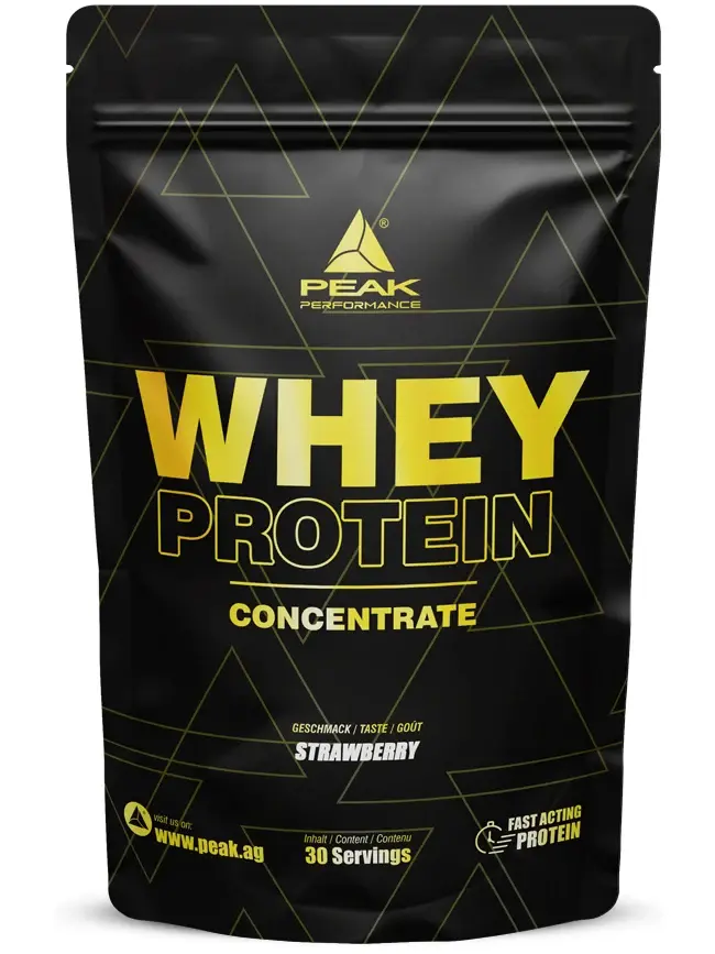 Peak Syrovátkový proteinový koncentrát Jahoda 900g