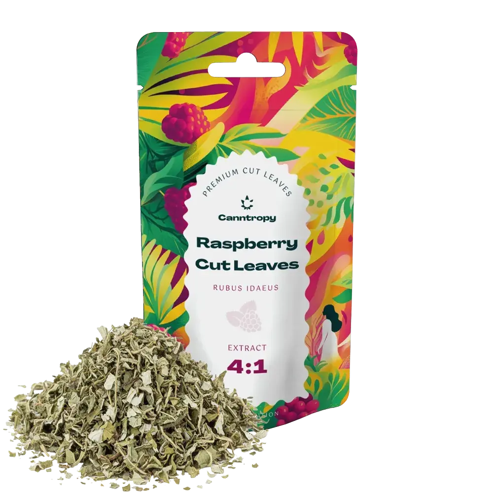 Canntropy Maliníkové listy řezané (Rubus idaeus) Extrakt 4:1, 5 g - 100 g