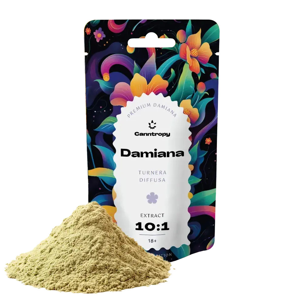 Canntropy Damiána (Turnera diffusa) extrakt 10:1, 5 g - 100 g 10 gramů