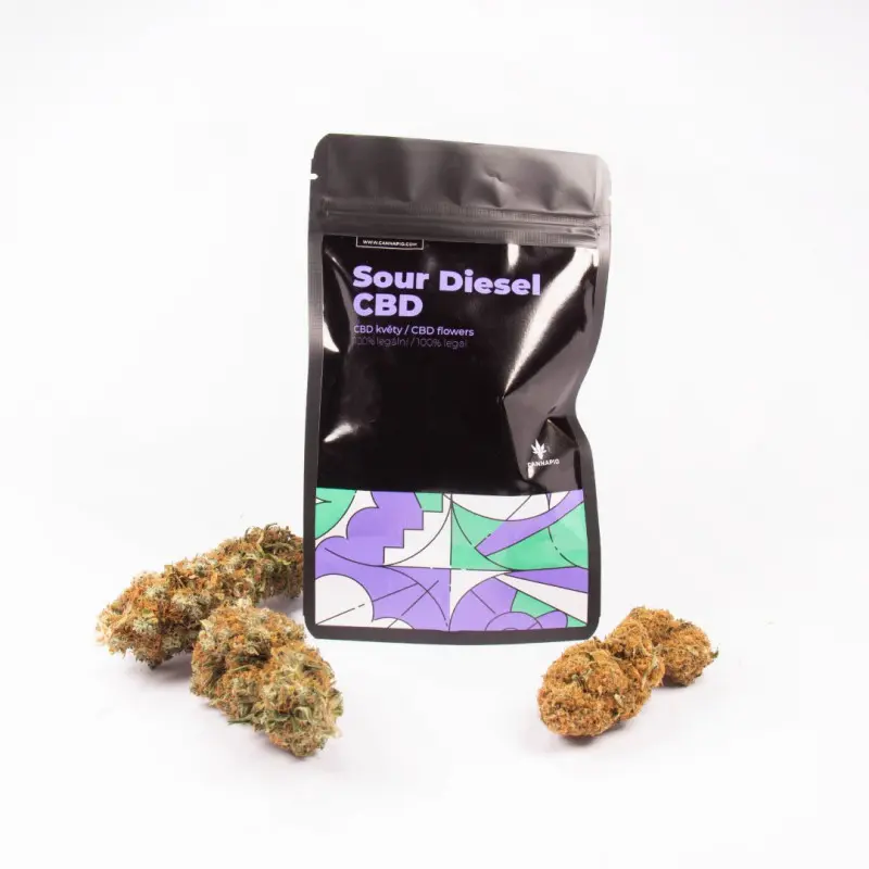 Sour Diesel - Indoor CBD květy Cannapio 2g