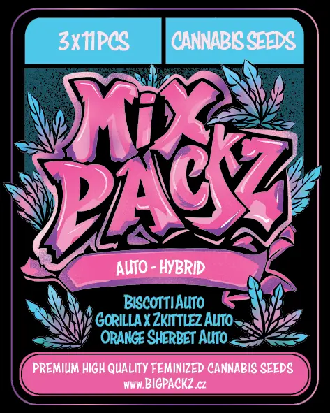 MIX PACKZ Auto Hybrid, samonakvétací semena, 33 ks