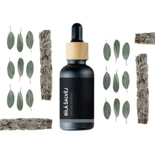BIO Bílá šalvěj - 100% přírodní esenciální olej (10ml) - Pěstík