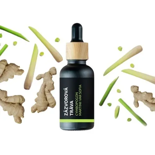 BIO Zázvorová tráva - 100% přírodní esenciální olej (10ml) - Pěstík