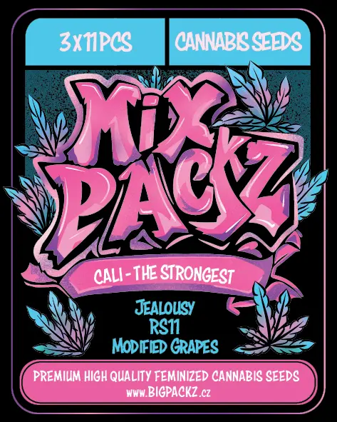 MIX PACKZ Cali High Voltage, feminizovaná semena, 33 ks
