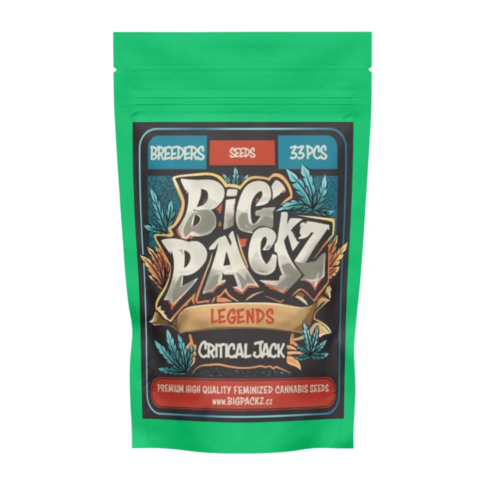 Big Packz Legends Critical Jack feminizovaná semena, 33 ks