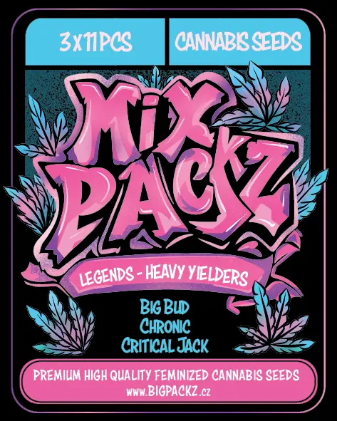 MIX PACKZ Legends Heavy Yielders, feminizovaná semena, 33 ks