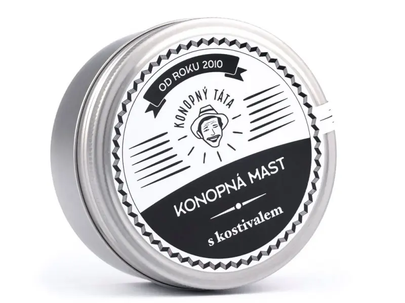 KONOPNÝ TÁTA Konopná mast s kostivalem 200 ml