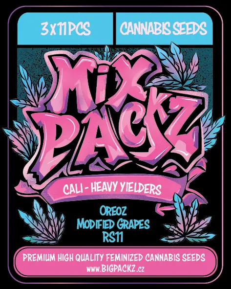 MIX PACKZ Cali Heavy Yielders, feminizovaná semena, 33 ks