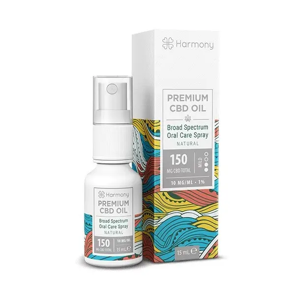 Harmony CBD olej ve spreji 150 mg, Natural, 15 ml
