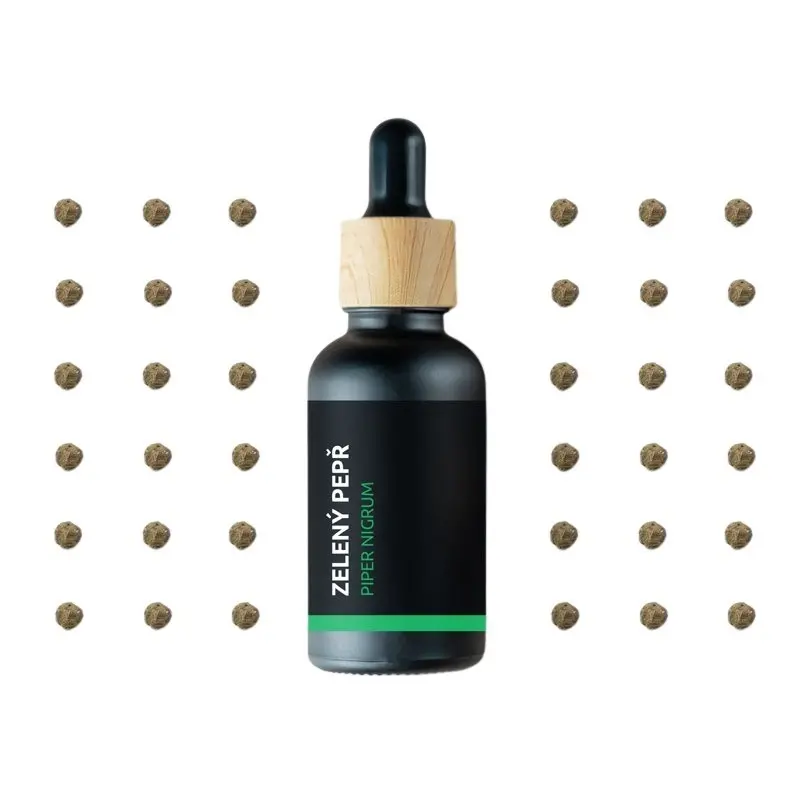 BIO Zelený pepř - 100% přírodní esenciální olej (10ml) - Pěstík