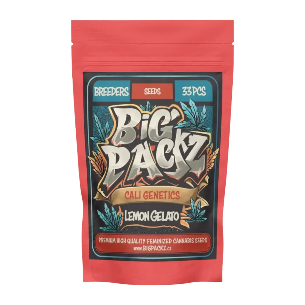 Big Packz Cali Genetics Lemon Gelato feminizovaná semena, 33 ks