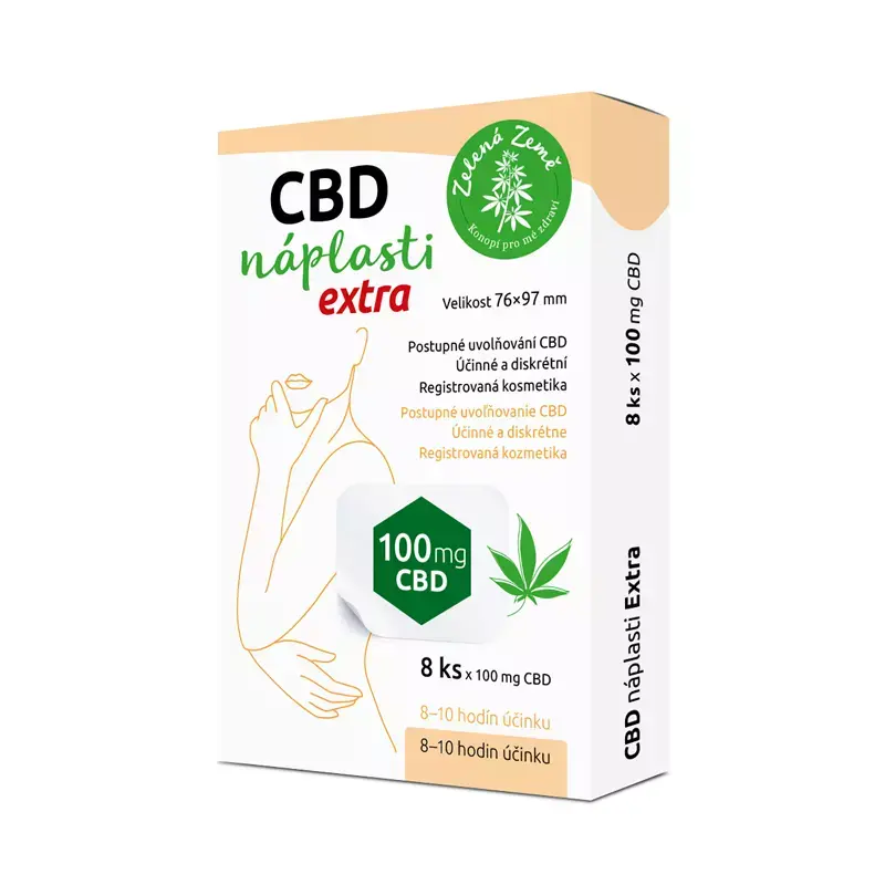 CBD náplasti Extra velké 8ks