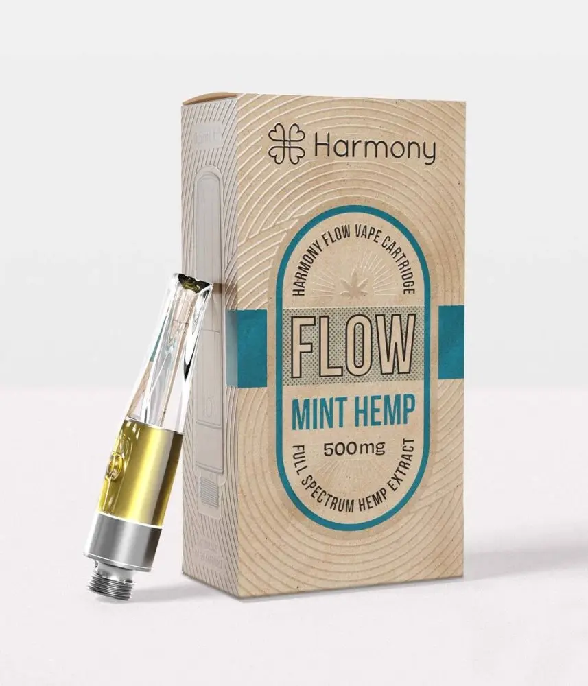 Harmony Flow CBD Vape Cartridge Mint Hemp