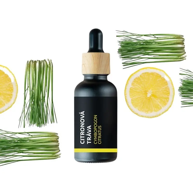 BIO Citronová tráva - 100% přírodní esenciální olej (10ml) - Pěstík