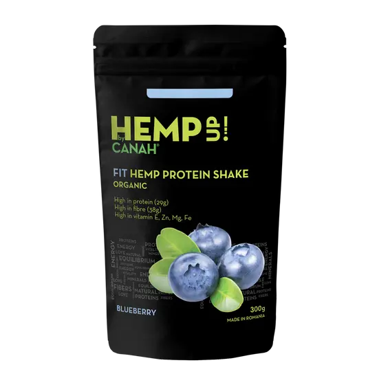 Fit Shake borůvka, konopný proteinový shake 300 g