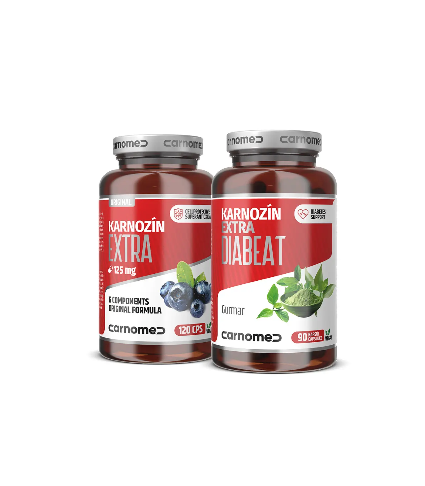 Karnozin EXTRA 125 mg 120 cps + Karnozin EXTRA DiaBeat