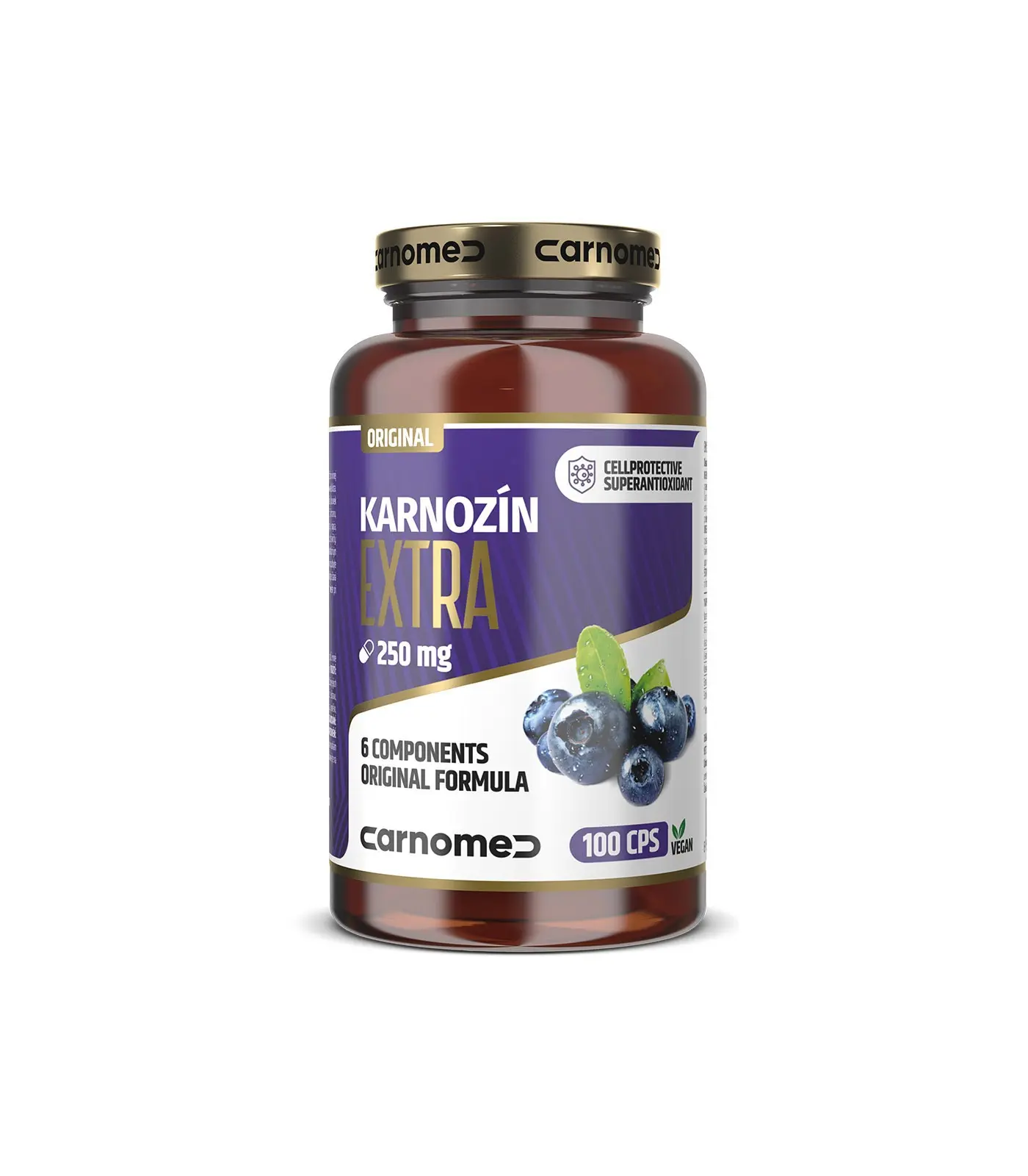 Karnozín EXTRA Pure&Strong 250 mg 100 cps