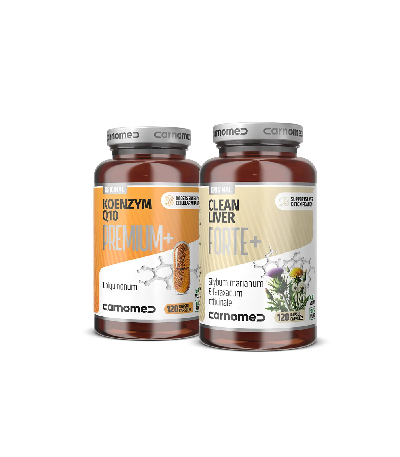 Clean Liver FORTE 120 cps + Koenzym Q10 PREMIUM+ 100mg 120 cps