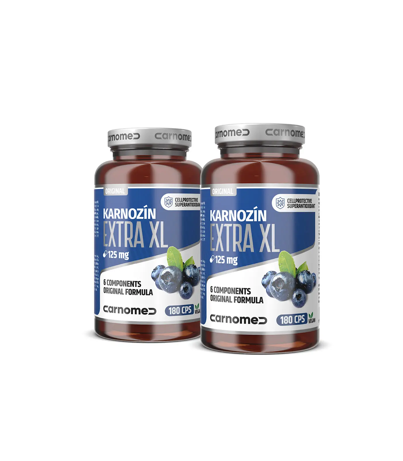 2x Karnozin EXTRA XL 125 mg 180 cps