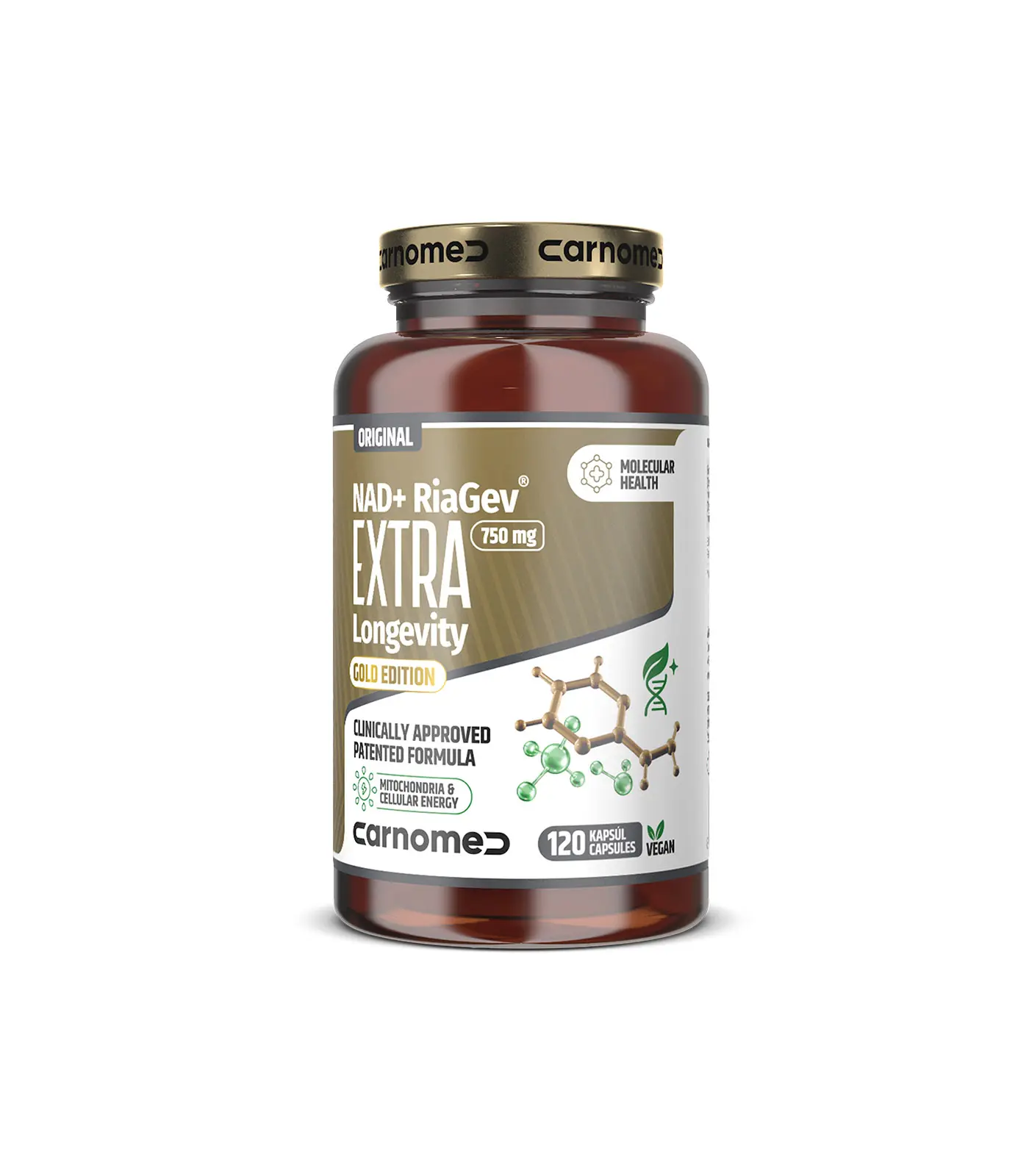 NAD+ RiaGev® EXTRA Longevity 120 cps