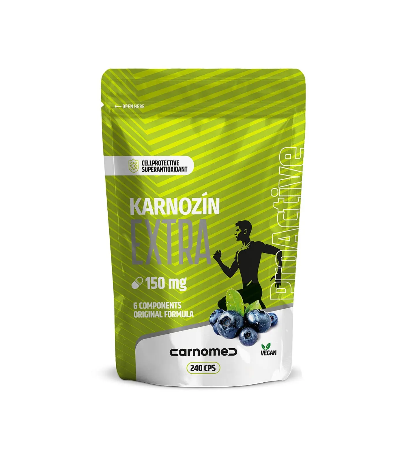 Karnozin EXTRA ACTIVE 150mg ECOPACK 240 cps