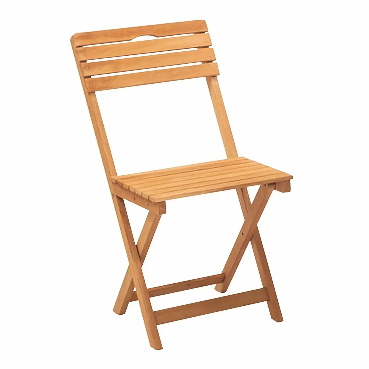 Kalune Design Skládací zahradní židle Leslie z masivu hnědá