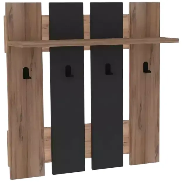 Nástěnný věšák Mita Walnut
