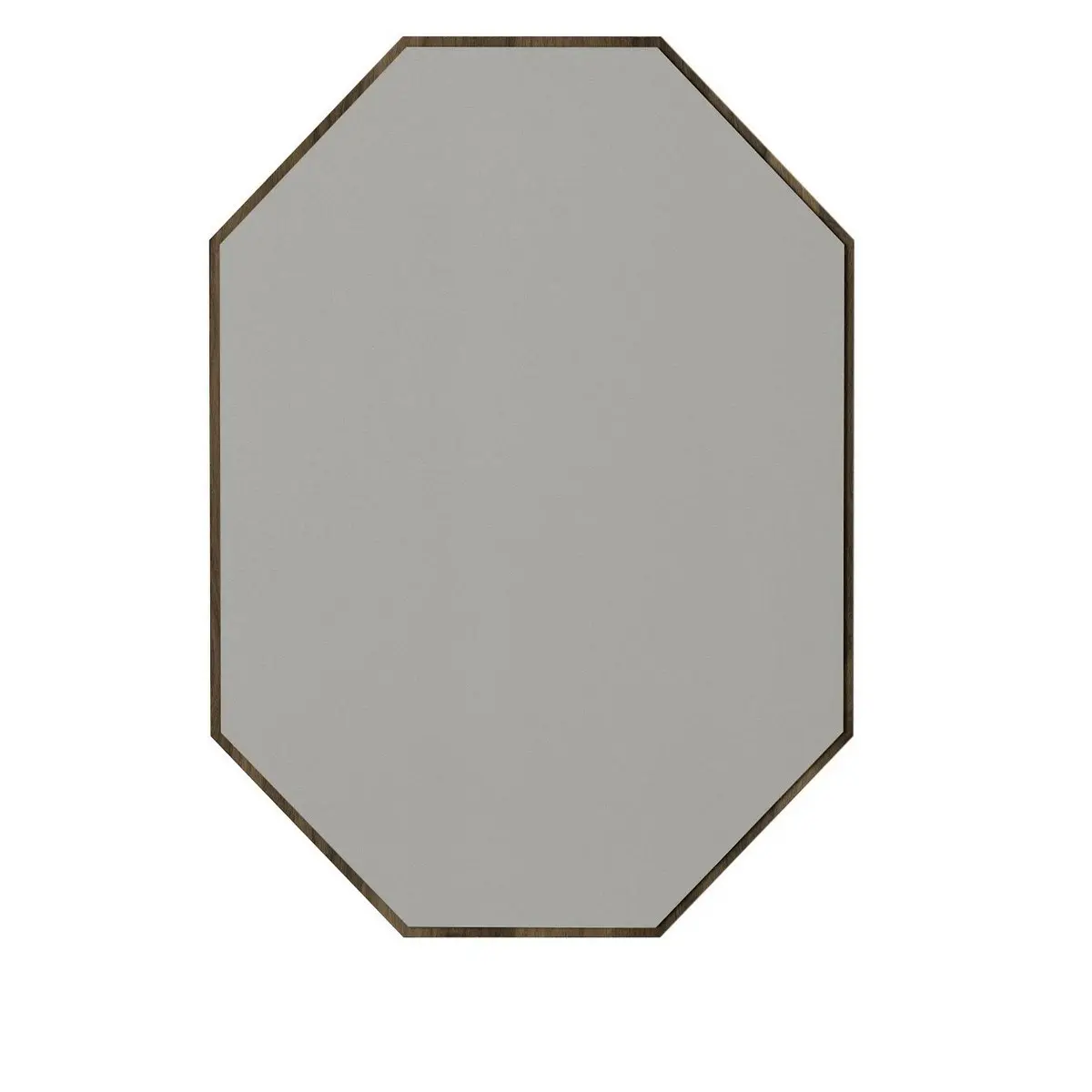 Kalune Design Dekorativní nástěnné zrcadlo Lost 70x45 cm ořech