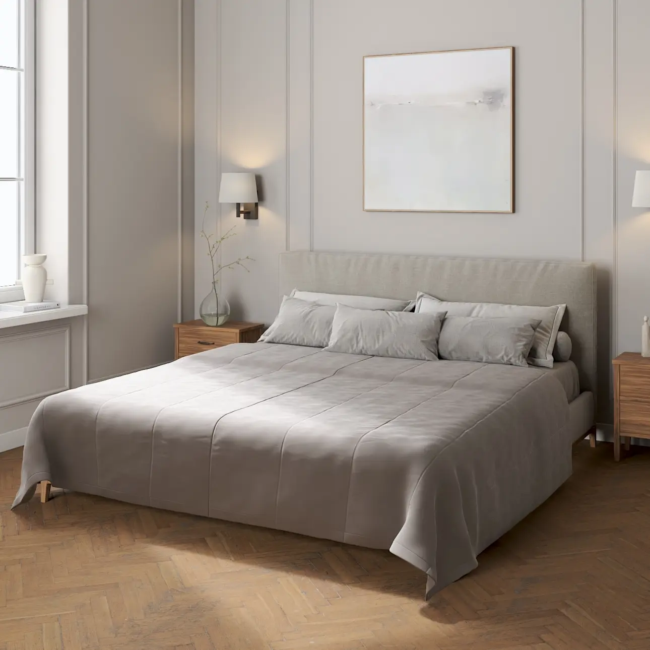 Dekoria Sametový přehoz Velvet, greige, Velvet, 704-11