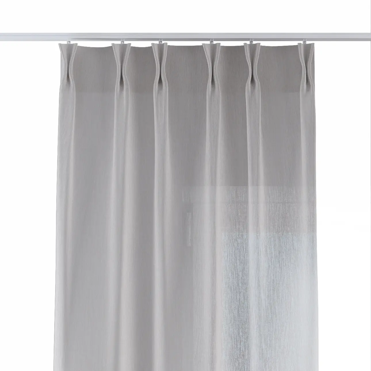 Dekoria Závěs na dvojitých hačcích flex, ecru, Delicate Premium, 144-58