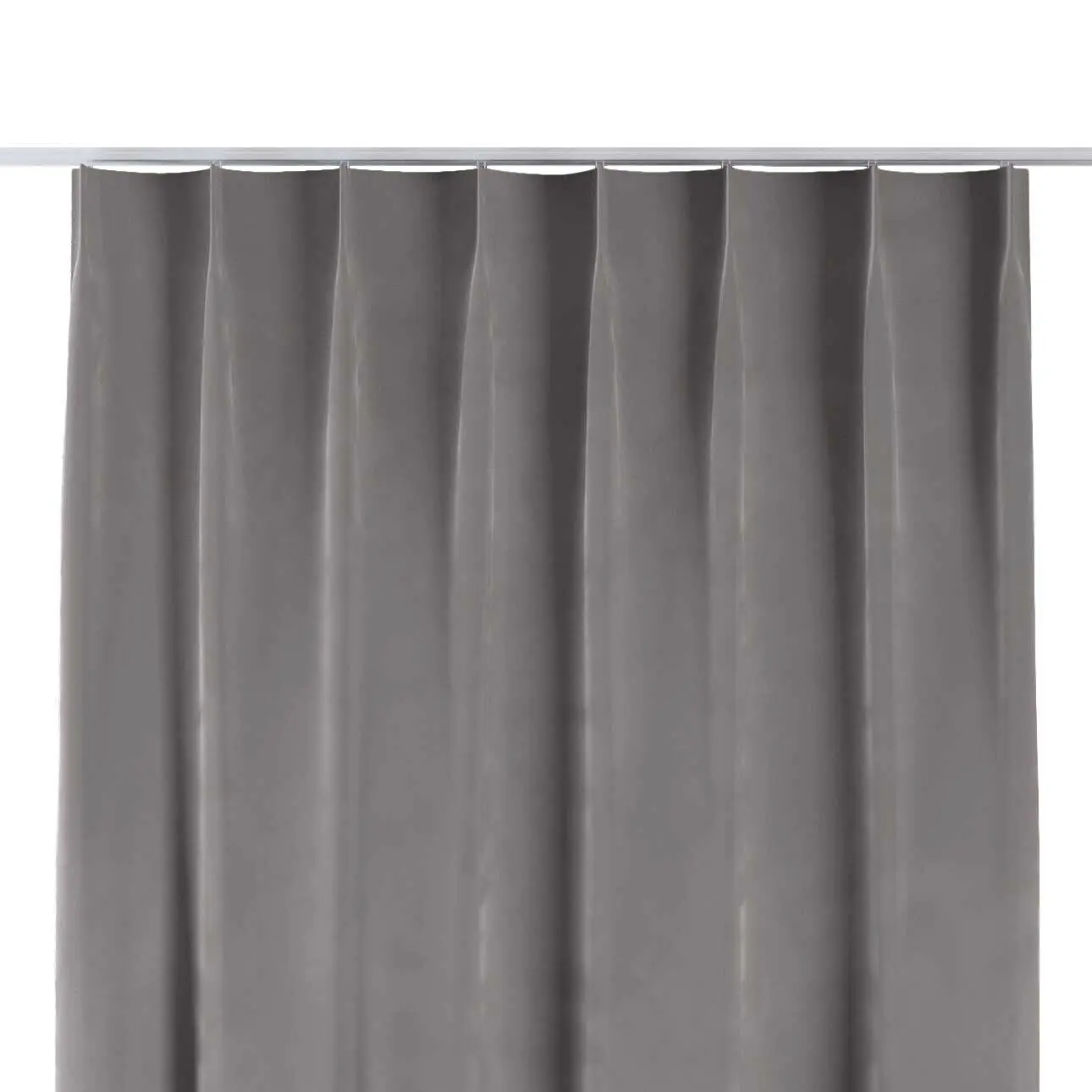 Dekoria Závěs na jednotlivých háčcích flex, greige, Velvet, 704-11