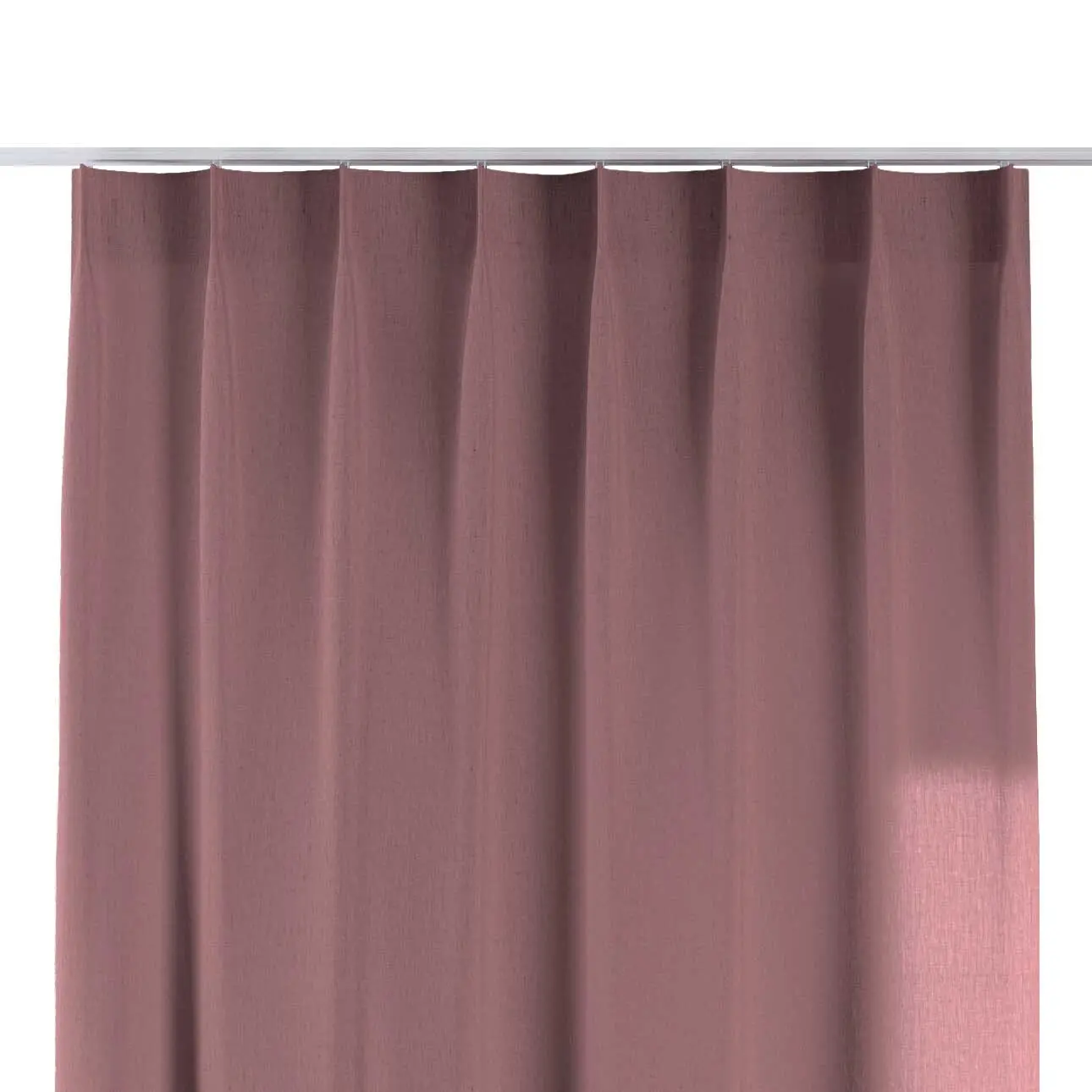 Dekoria Závěs na jednotlivých háčcích flex, matně růžová , Linen, 159-12