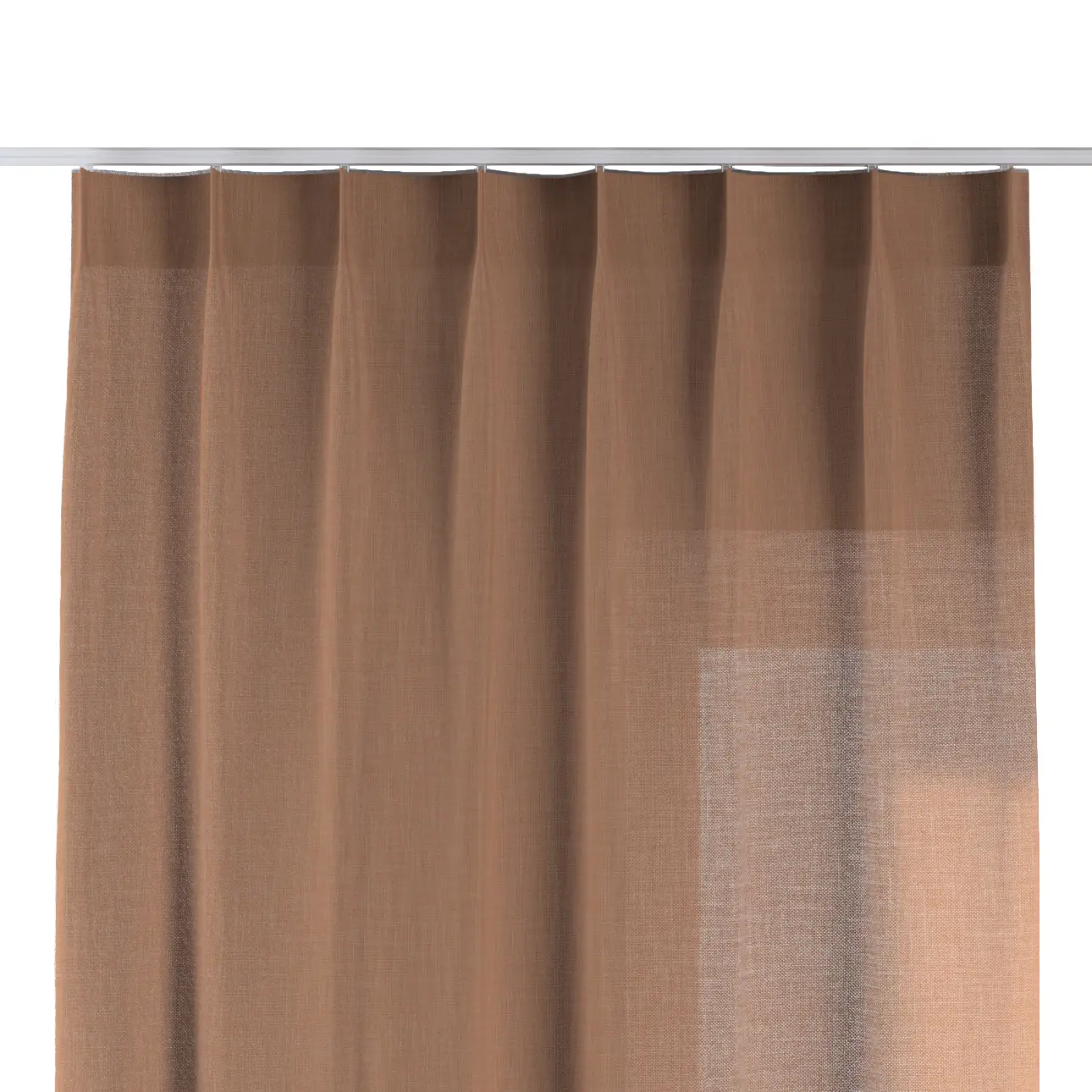 Dekoria Závěs na jednotlivých háčcích flex, skořice, Sensuale Premium, 144-45
